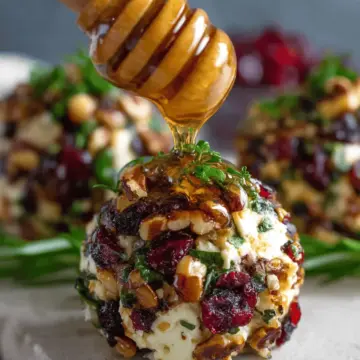 Mini Cranberry Pecan Goat Cheese Balls