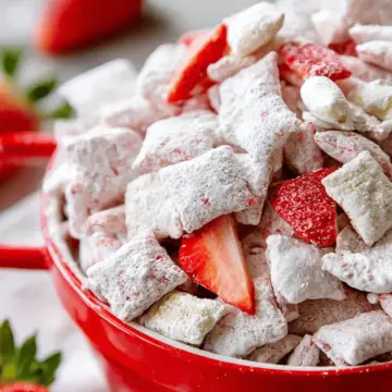 Strawberry Shortcake Puppy Chow