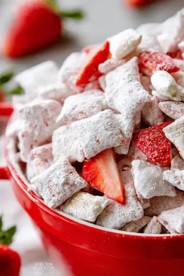 Strawberry Shortcake Puppy Chow