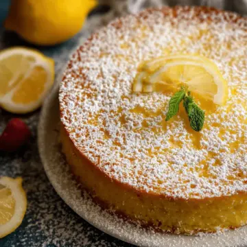 Italian Lemon Ricotta Cake