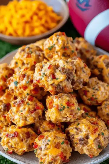 Pimento Cheese Sausage Balls