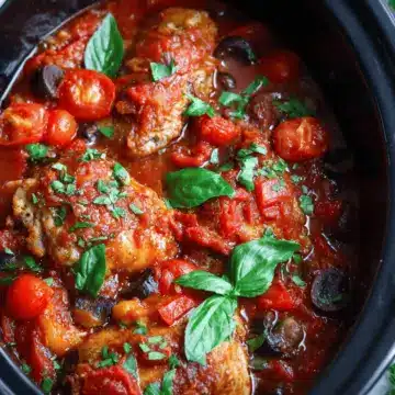 Slow Cooker Chicken Cacciatore