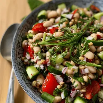 Mediterranean White Bean Salad
