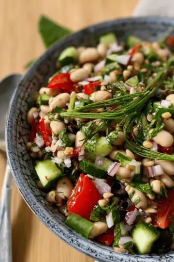 Mediterranean White Bean Salad