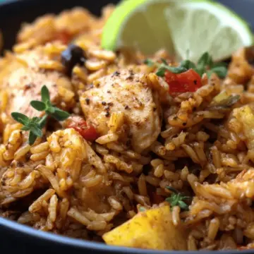 Caribbean Chicken & Rice