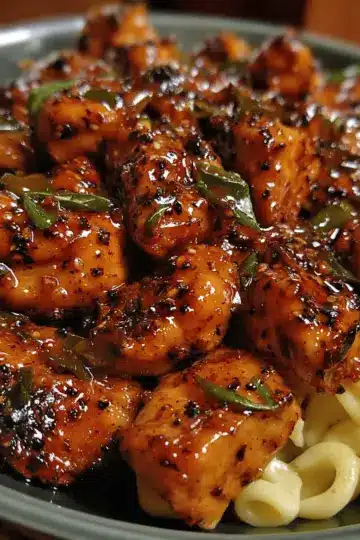sweet and spicy honey pepper chicken