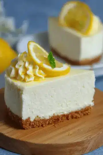 Lemon Cheesecake {Easy No Bake Recipe}