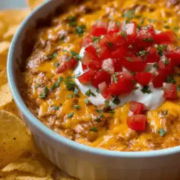 Crockpot Chili Cheese Dip