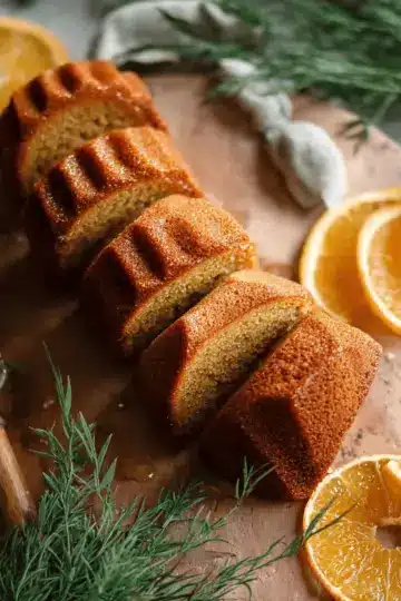 Orange Ginger Honey Cakes