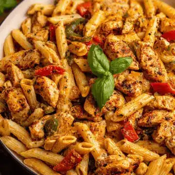Cajun Chicken Pasta {One Pan Recipe}