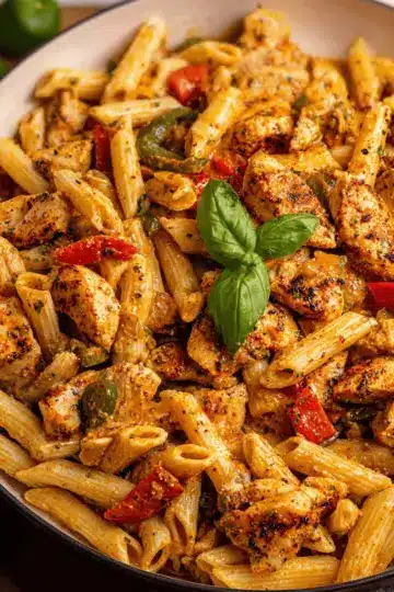 Cajun Chicken Pasta {One Pan Recipe}