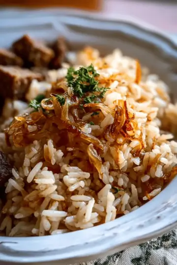 French Onion Rice
