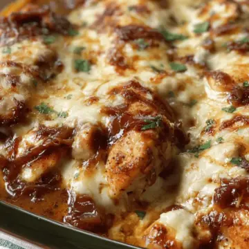 French Onion Chicken Bake