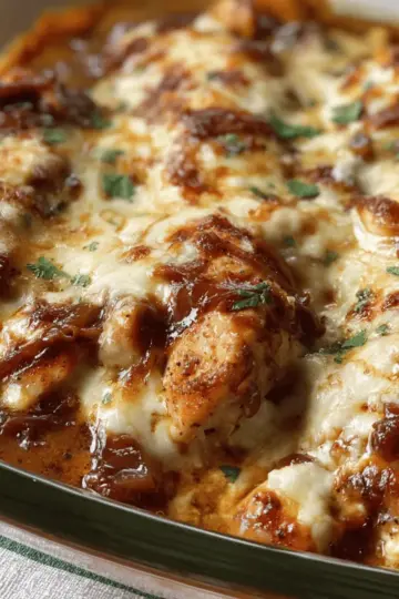 French Onion Chicken Bake