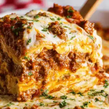 Easy Lasagna Recipe (No Boil Noodles)