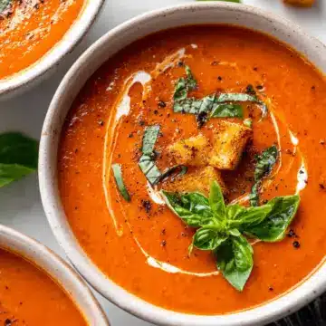 Roasted Tomato Basil Soup