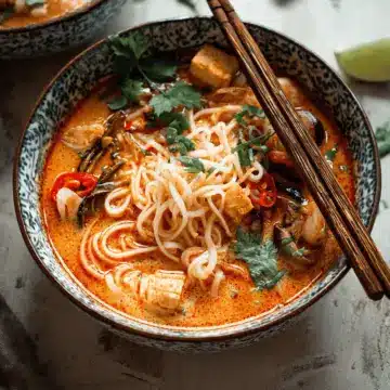 Thai Red Curry Noodle Soup