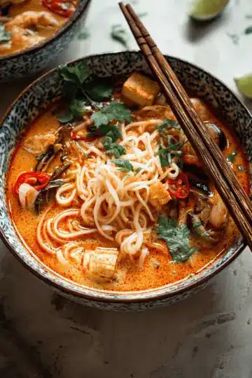 Thai Red Curry Noodle Soup