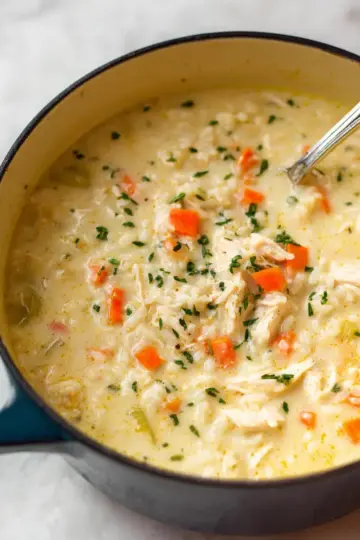 Creamy Chicken and Rice Soup