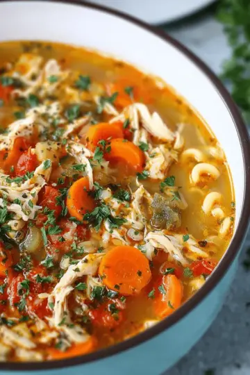 Sicilian Chicken Soup (Instant Pot or Stovetop)