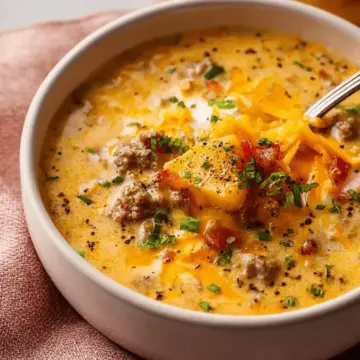 Cheeseburger Soup