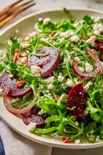 Arugula, Beet & Feta Salad