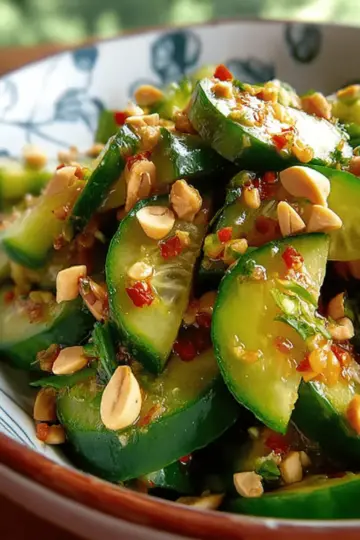 Spicy Cucumber and Peanut Salad