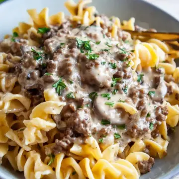 Ground Beef Stroganoff