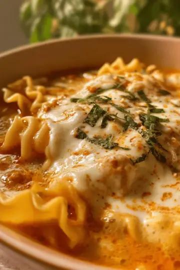 Creamy Lasagna Soup