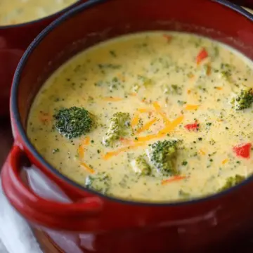 Broccoli Cheese Soup with Potato
