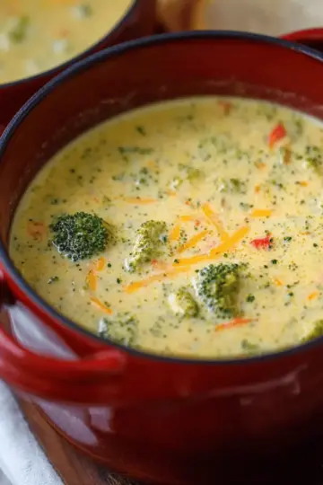 Broccoli Cheese Soup with Potato