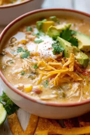 Green Chicken Enchilada Soup