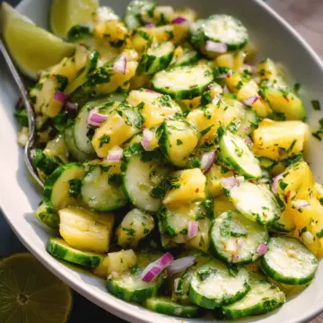 Pineapple Cucumber Salad