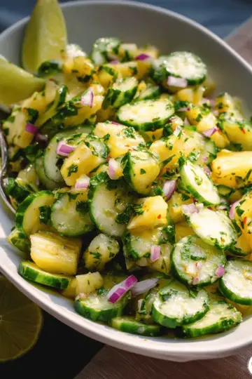 Pineapple Cucumber Salad