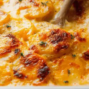 Scalloped Potatoes With Cheddar