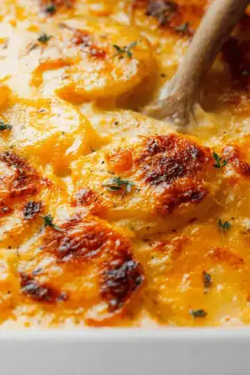 Scalloped Potatoes With Cheddar