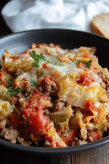 Unstuffed Cabbage Roll Skillet