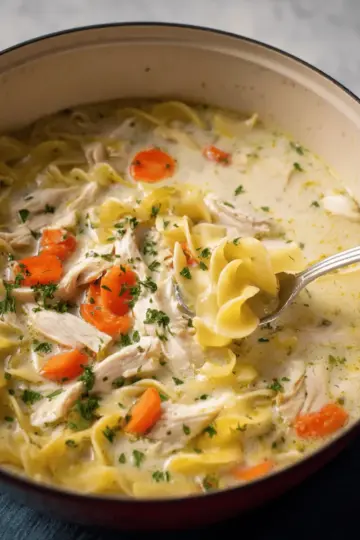 Creamy Chicken Noodle Soup