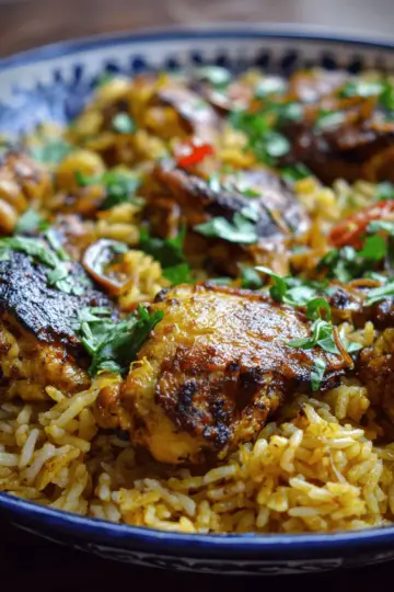 Moroccan Chicken & Rice