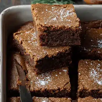 Gingerbread Brownies