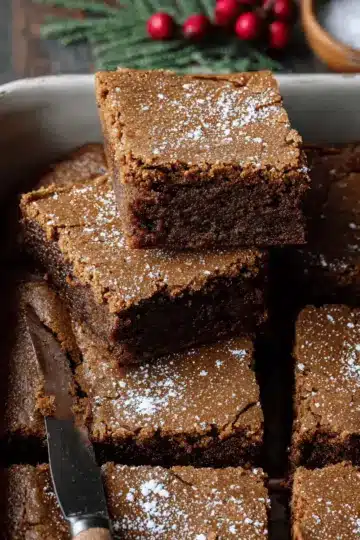 Gingerbread Brownies
