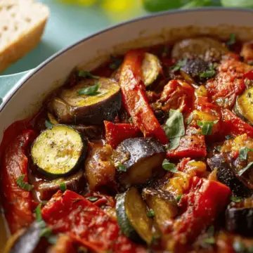 Slow cooker ratatouille