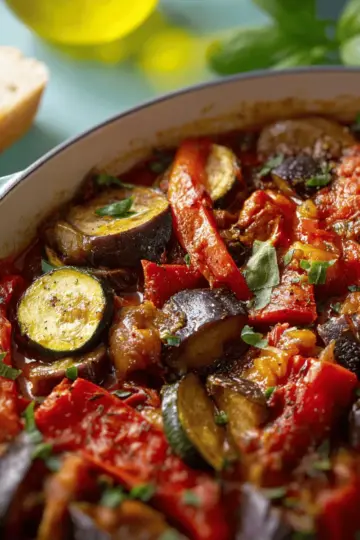 Slow cooker ratatouille