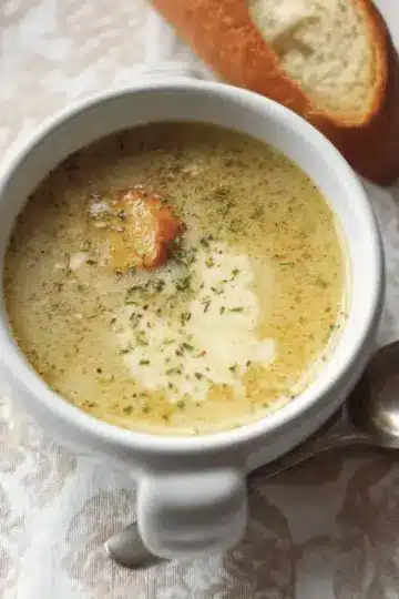 Country French Style Garlic Soup