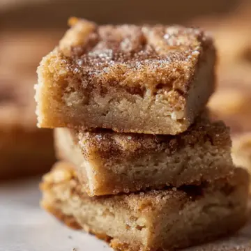 Cinnamon Sugar Blondies