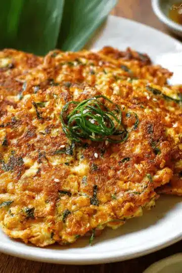 Korean Tuna Pancakes (Chamchijeon)