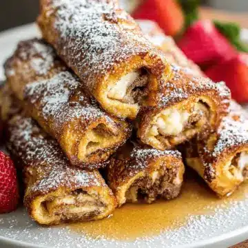 Sausage French Toast Roll Ups