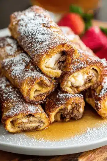 Sausage French Toast Roll Ups