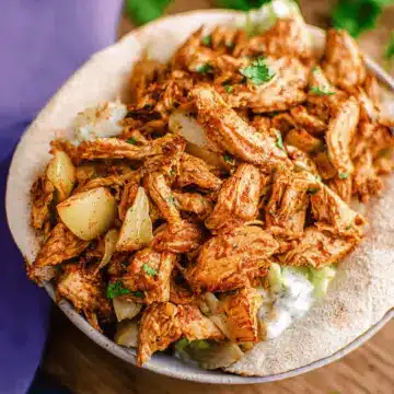 Slow Cooker Chicken Shawarma