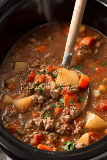 Crock Pot Poor Man’s Stew Recipe